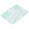 Touch Wireless Keyboard Round Keycaps Ergonomic Design Ultra Thin Smart