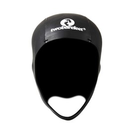 Two Bare Feet 2.5mm Glideskin Chinstrap Neoprene Watersports Wetsuit Hood - Thermal Insulation for Surfing, Diving & Swimming, Comfortable & Secure Fit (Medium)