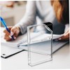 Flask Transparent Flat Water Bottle - Stylish Memo Bottle for