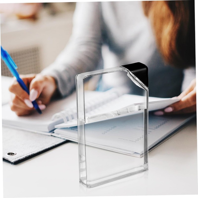 Flask Transparent Flat Water Bottle - Stylish Memo Bottle for