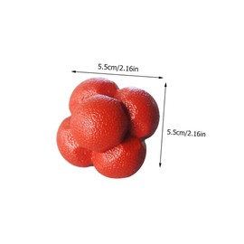 Gatuida 3pcs Hexagonal Reaction Ball Agile Training Ball for Reflex and Coordination Improvement for Agility Training and Reaction Drills Random Color