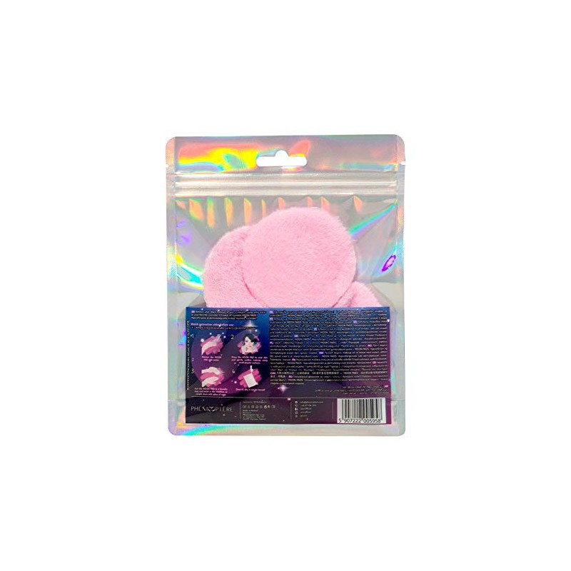GLOV Moon Pads - almohadillas desmaquillantes reutilizables, solo con agua,
