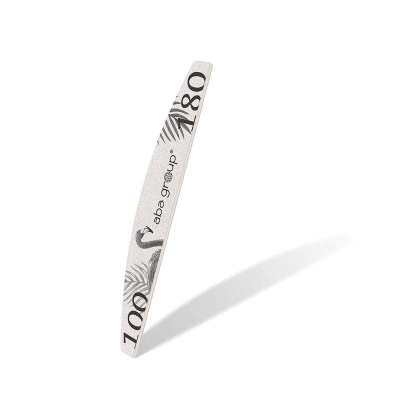 Aba Group Pack of 100 Professional Flaming Half Moon Nail
