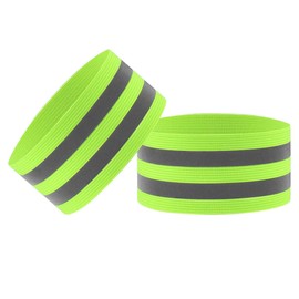 YMWALK 4PCS Hi Vis Reflective Armbands Reflective Strips,High Visibility Safety Reflective Running Gear,Reflective Wristbands for Jogging Running Walking Cycling Outdoor for Adults Children