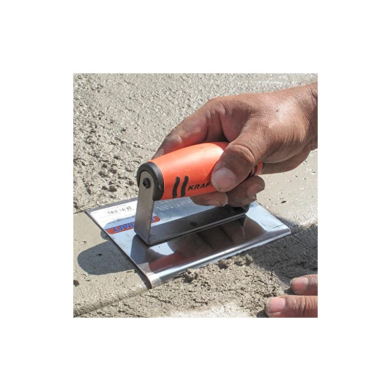 Kraft CF165PF 6-Inch by 4-Inch 1/2-Inch Radius Cement Edger with