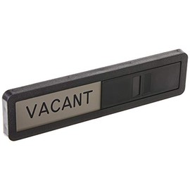 Headline Sign - Slider Sign, "IN USE/VACANT", Slide to Change, For Use on Conference Room Doors, 2.5 x 10.5 Inches, Made in USA (1519)