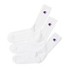 Champion CMSCY001 Men's High Socks, Plain Socks, 3 Pairs Set,