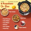 Fullwill Fullwill Electric Pressure Cooker Uni 6qt, 9-in-1 Multi-Functional Slow Cooker, Rice Cooker, Yogurt Maker, Cake Maker, Saut Pan, Steamer, Food Warmer, Soup Maker
