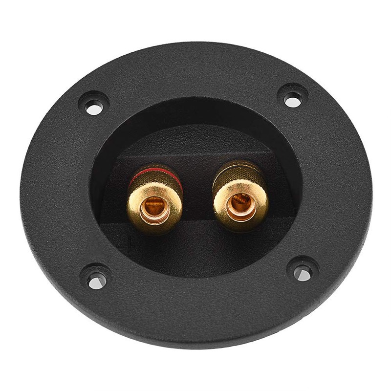 Speaker Terminal Box, 48MM 2 Copper Binding Post Terminal Cable
