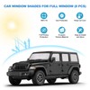 XCBYT 2019-2024 Wrangler Window Shades | 6 Layers Thickened Car
