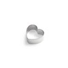 Fox Run Mini heart cookie cutter, 1 Inch, Silver