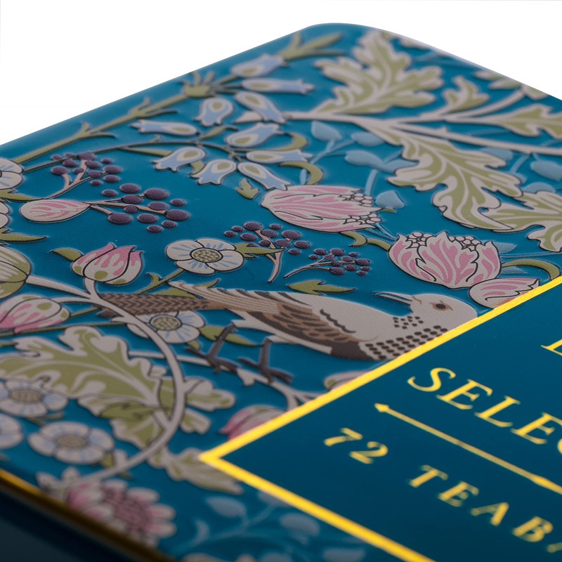 New English Teas Song Thrush & Berries Tea Tin with