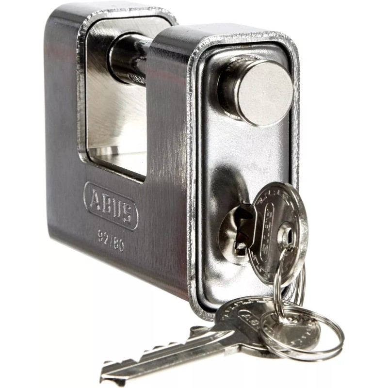ABUS 92/80 All Weather Solid Brass with Steel Jacket Monoblock
