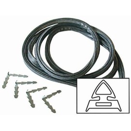 First4spares Universal 4-Sided Cooker Oven Rubber Door Seal,Black