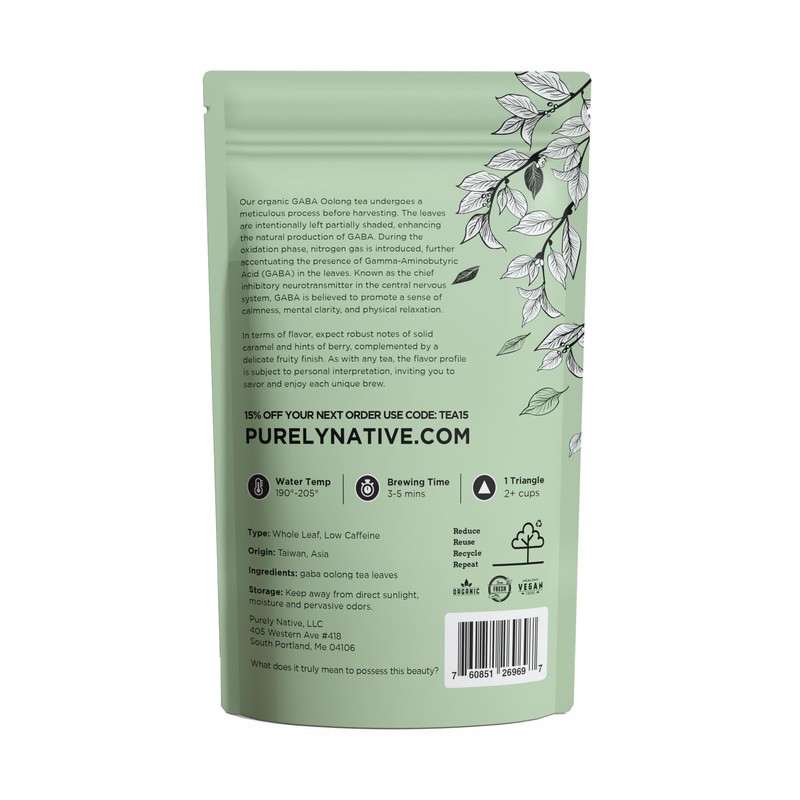 Taiwanese GABA Oolong Tea Bags - Green Gaba Wu Long