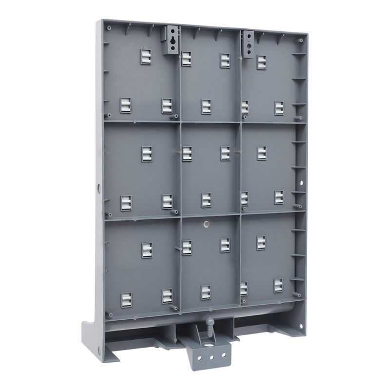 Kaibrite 2Pcs 27pegs Plastic Wall Mounted Laboratory Draining Rack with