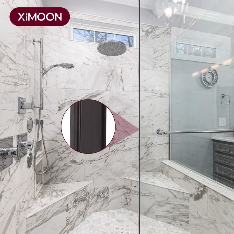 Shower Door Magnetic Strip Replacement, 75 Inches Flexible Magnetic Strip