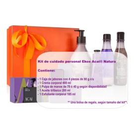 Kit De Regalo Cuidado Personal Ekos Acai Natura 5 Piezas                                                                                              