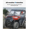 KEMIMOTO Soft Front Windshield, PVC Waterproof Panel Compatible with Polaris