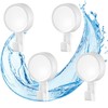 Pack of 4 Suction Cup Hooks, Extra Strong Vacuum Suction