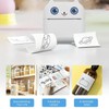 Portable Mini Printer, Portable Photo Printer with Print Paper, Bluetooth-compatible