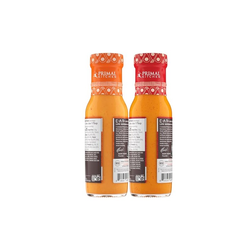 Primal Kitchen Salsa Buffalo Sin Lácteos Variedad Paquete De 2,