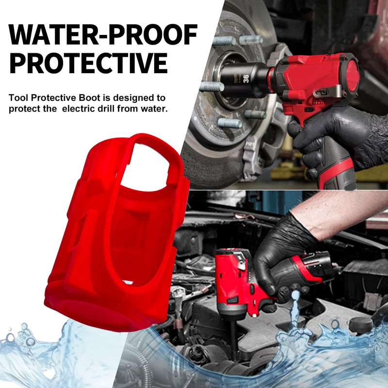 deawater 1pcs 49-16-2563 Impact Driver Protective Boot Fit for M12