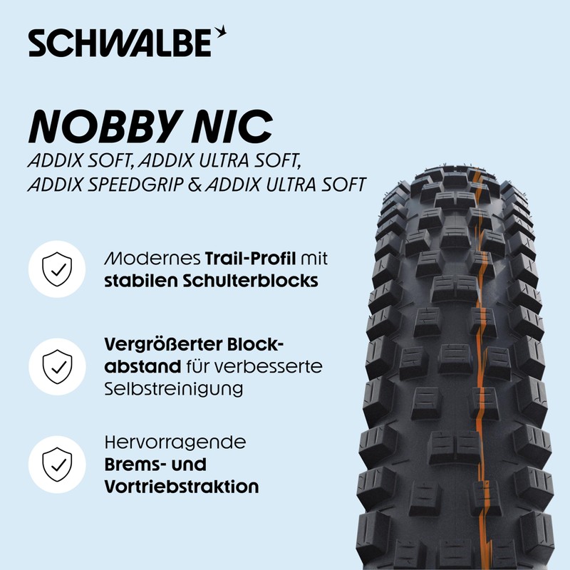 Nobby NIC TL-Ready Addix Perf. Folding Tyres 29 x 2.4