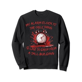 I want to drop my Alarm Clock Costume for Boys and Girls Sweatshirt