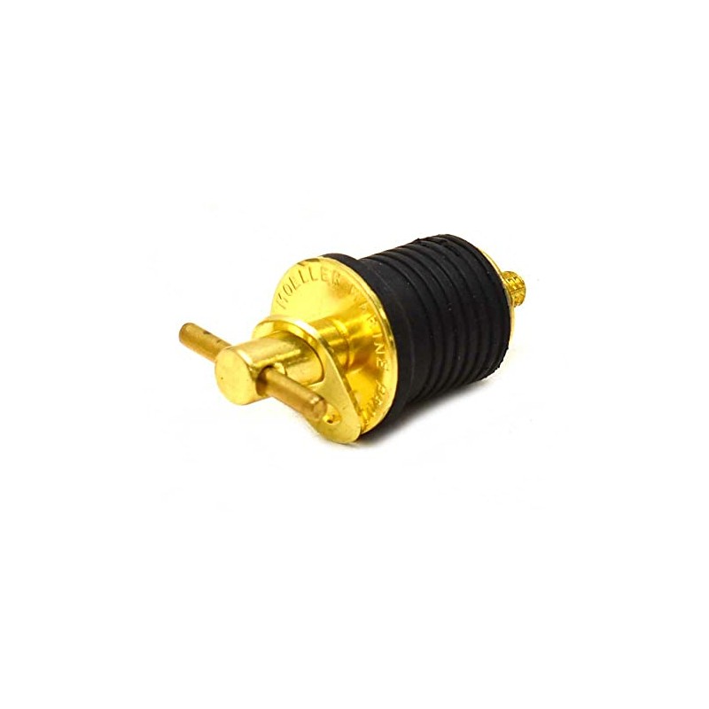 Moeller Boat Bailer Drain Plug 020899-10 | 1 Inch Turn-Tite