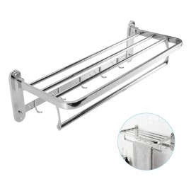 Toallero Para Baño Acero Inoxidable 304 De Pared 60cm