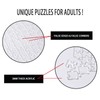 ZZYFGH Clear Hard Puzzle Jigsaw, Impossible Challenge 120 Piece Difficult