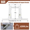 BJADE'S Window Air Conditioner Bracket No Drilling,Window AC Support Bracket,Universal