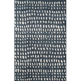Novogratz Delmar Collection Boho Dots Area Rug, 5'0" x 8'0", Blue
