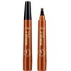 RuiLuxe Light Brown Eye Brow Pen,Water Proof,Anti Smudge,Long Lasting for