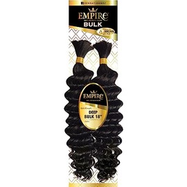 Sensationnel Empire Bulk hair braiding – Empire Deep Bulk 18 inch human hair extensions with for knotless box or curly loose wave hair styles - HH EMPIRE Deep Bulk 18 inch (BG)