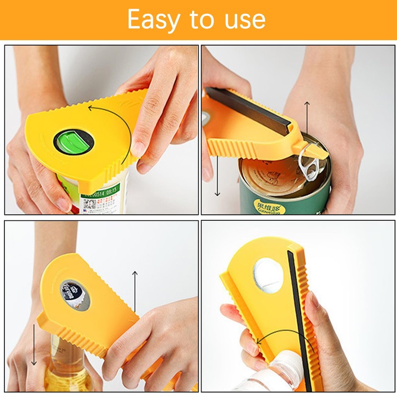 Jar Openers for Arthritis Hands,Multi Function Bottle Opener Ring Pull