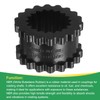 uxcell Coupling Sleeve Elastomer 4JE Gear Sleeve Coupling Insert Solid
