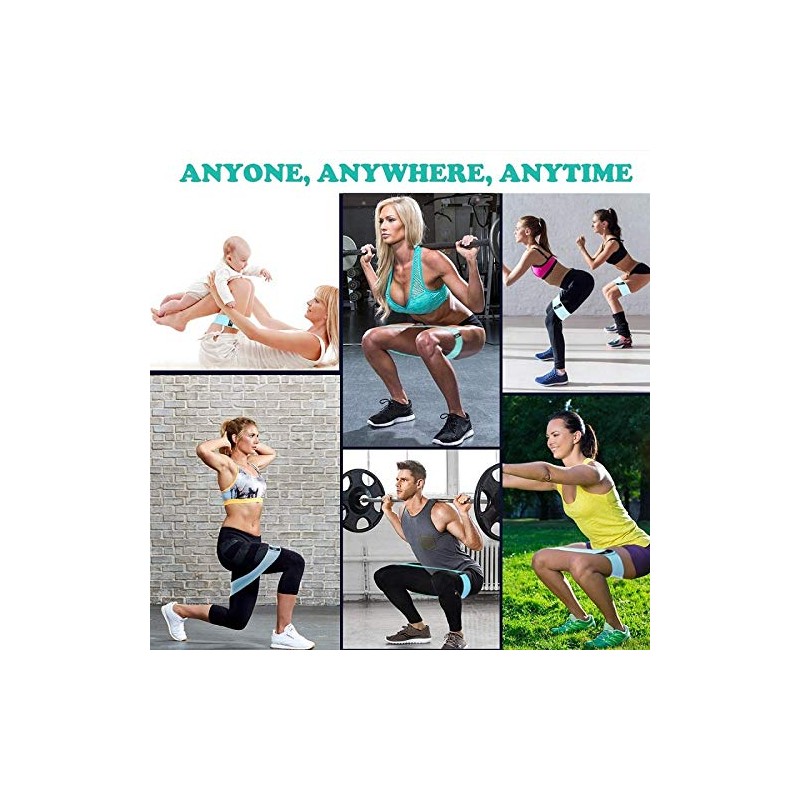 Boolavard Glute Fabric Resistance Hip Band for Legs and Butt