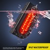 Nilight 6Inch Oval Trailer Tail Light with Flush Mount Grommets