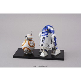 BANDAI, Starwars, BB - 8 & R2 - D2 1/12 Scale Plastic Model