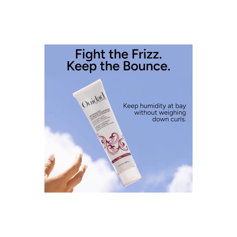 OUIDAD Advanced Climate Control Featherlight Styling Cream, 5.7 Fl Oz