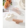 3 Pcs Silicone Hair Clips Flexible Claw Clips for Women