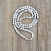 108 Mala Meditation Beads Yoga Bracelet or Necklace with Celtic