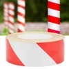 TEUOPIOE Warning Tape Hazard Tape Safety Warning Red White Stripe