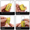 SharkByte TSA Approved Suitcase Locks - 4-Dial Security Travel Combination