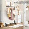SLEEPING LAMB Heavy Duty Clothes Rack, Rolling Clothing Racks for