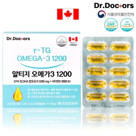 Doctor Doctors [Doctor Doctors] Altige Omega 3 1200 1301.2mg x 90 capsules 3 months supply (multiple purchases) / [닥터닥터스] 알티지 오메가3 1200 1301.2mg x 90캡슐 3개월분 (복수구매)