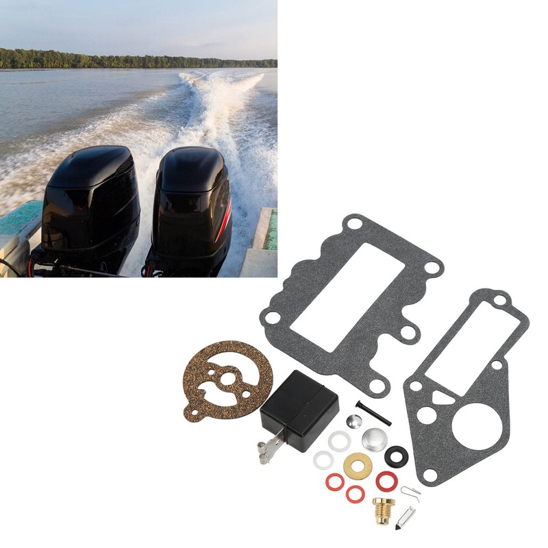 19Pcs/Set Carburetor Repair Rebuild Kit 382048 Replacement for Johnson Evinrude