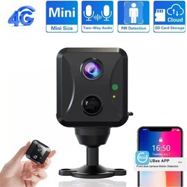 BOAVISION USA Version 4G SIM Card Built-in Battery Mini Camera IP CCTV Home Security Cam